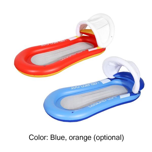 

summer inflatable deck chair shape swim pool floats raft air mattresses swimming fun water sports beach toy for piscina & tubes