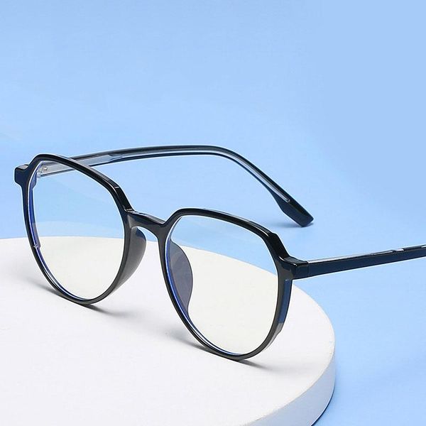 

fashion sunglasses frames arrival retro full rim spectacles tr-90 frame glasses for women and men with anti-blue light lenses optical eyewea, Black