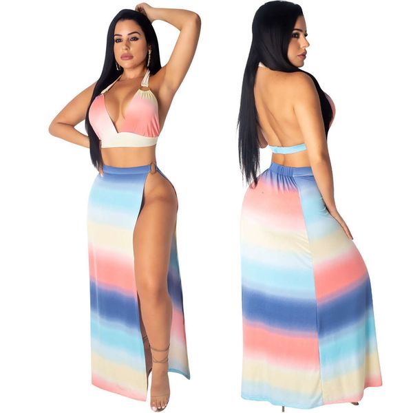 

star model two piece print set sold in 2021 new fashion, Black;pink