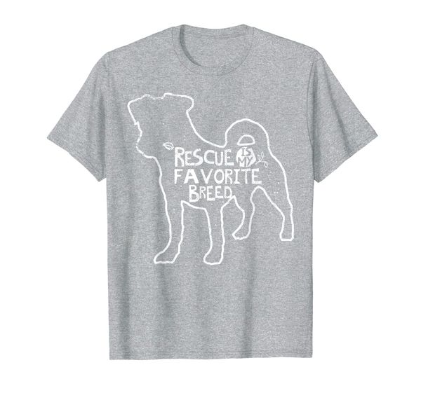 

Rescue Dog is My Favorite Breed Fun Dog Lover Gift T-Shirt, Mainly pictures