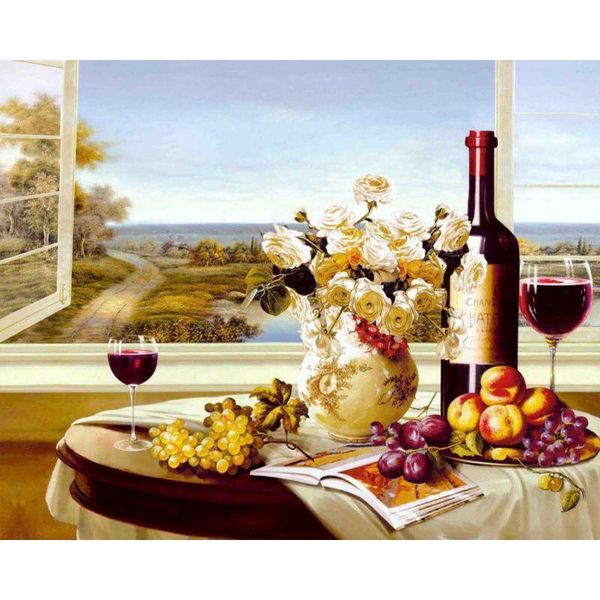 

paintings selilali sunflower oil painting by numbers kits for adults unique gift hand made diy framed on canvas home living room picture
