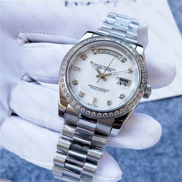 

women watch features dual calendar womens watch dial stainless steel automatic sports female wristwatch, Slivery;brown