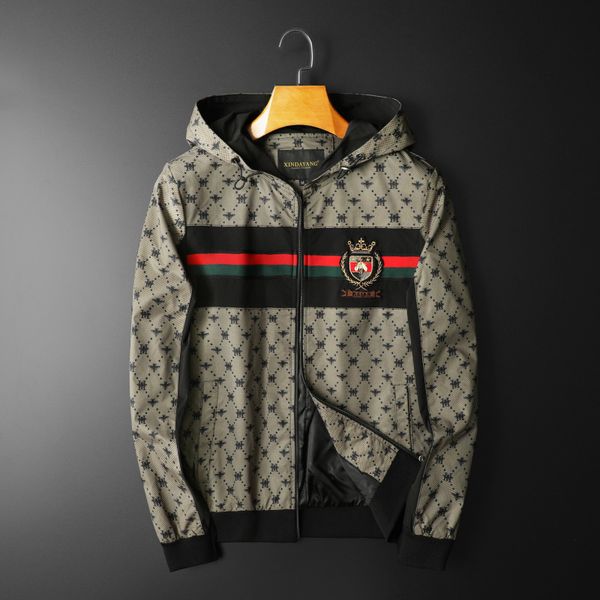 

fashion jacket 2021 spring and autumn hooded for men, Black;brown