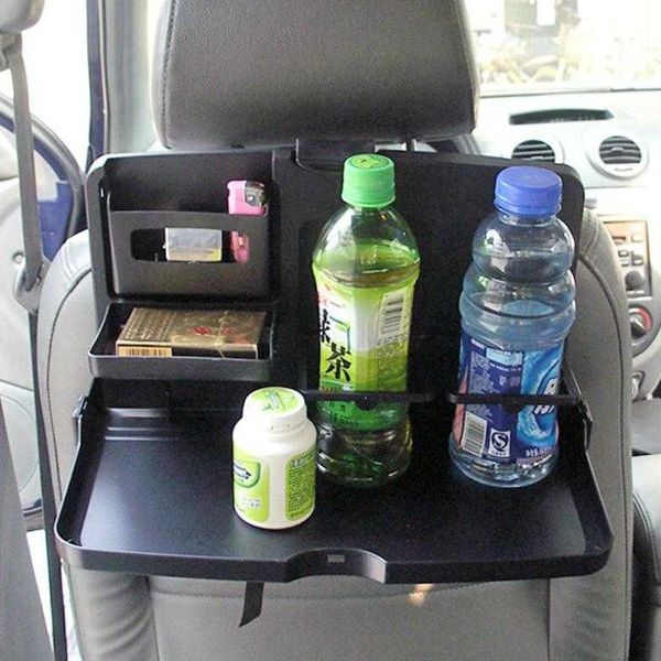 

kids car back seat organizer desk snack play tray drink holder dining table travel auto seatback car accessories