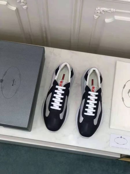 

wholesale elegant designer mens bottom sneakers shoes with qualit women,man rantulow leather casual flat white,black,milan catwalk