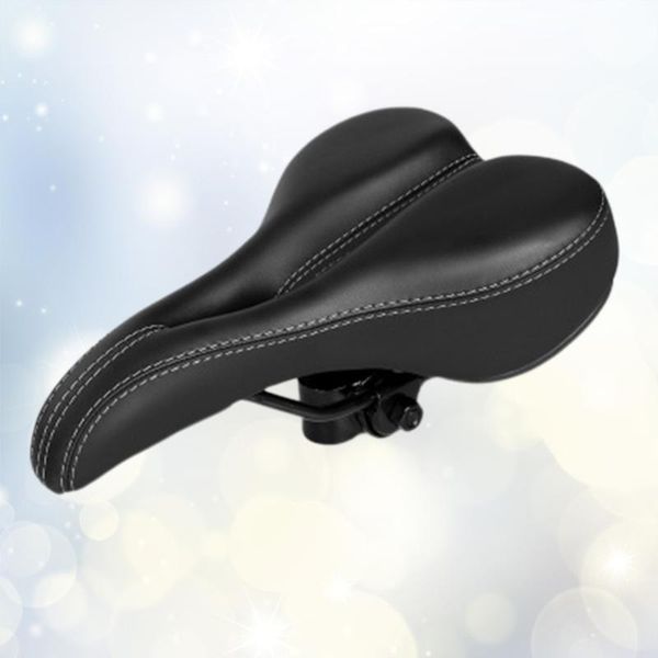 

bike saddles 1pc saddle seat hollow design leather breathable for black
