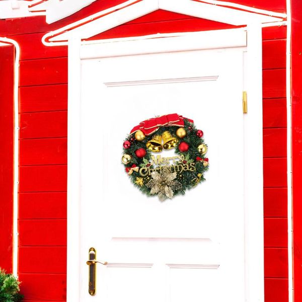 

christmas decorations 1pc window garland shopping mall door hanging rattan