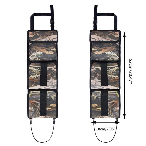 

stuff sacks hunting rifle hanging belt holder rack portable car seat back sling organizer for