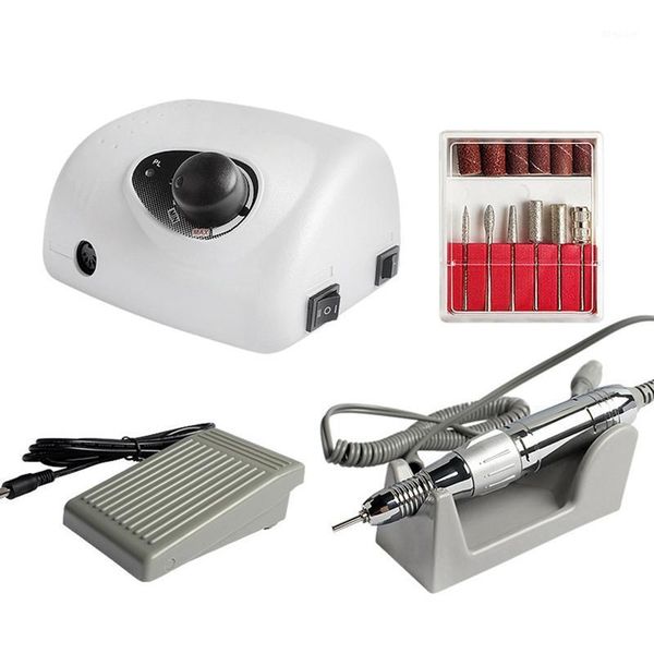 

nail drill kit electric machine 35000 rpm manicure pedicure polish tool us plug & accessories1