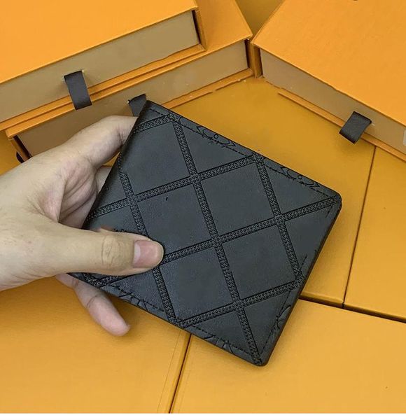 

wallets fashion printing wallet, plaid luxury men's wallet. gift box q1, Red;black