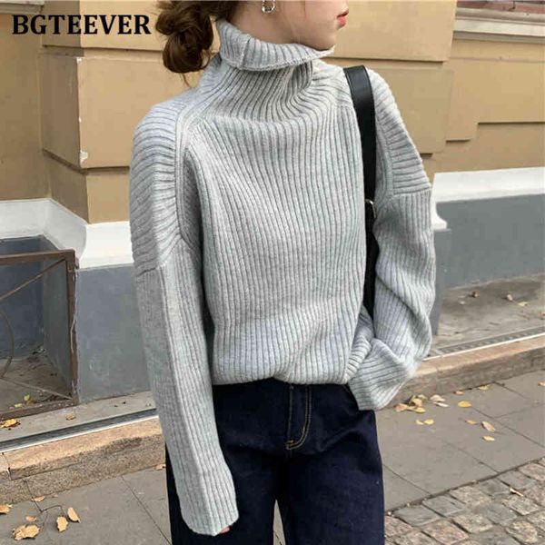 

sweaters autumn winter soft warm turtleneck knitted sweaters for women elegant long sleeve loose female pullover jumpers l54b, White;black