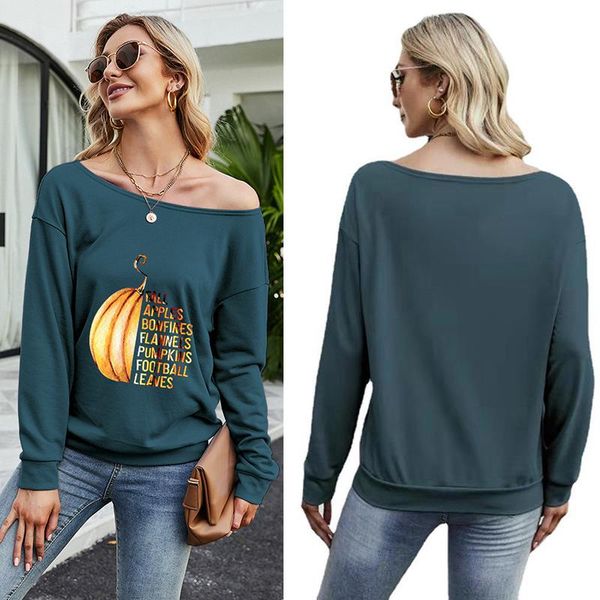 

women's hoodies & sweatshirts christmas believe printed round neck autumn and winter european beautiful jacket amazon spot foreign trad, Black