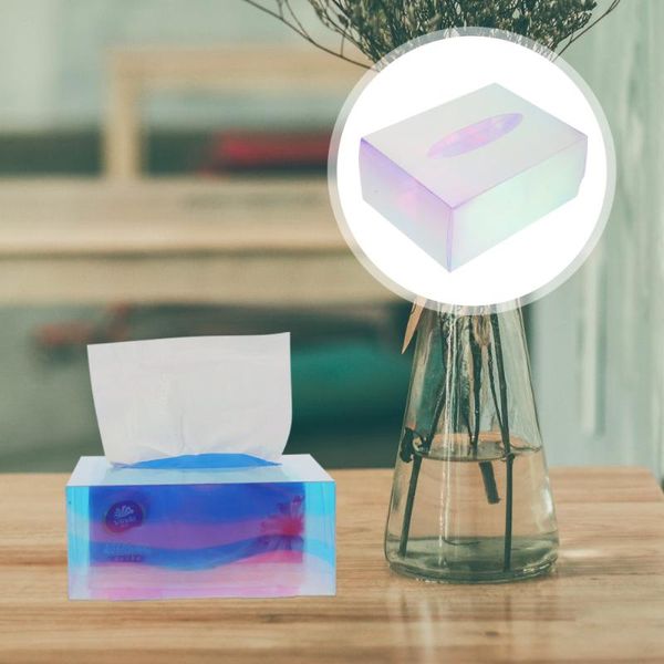 

tissue boxes & napkins 1pc creative box home holder napkin decoration (colorful)