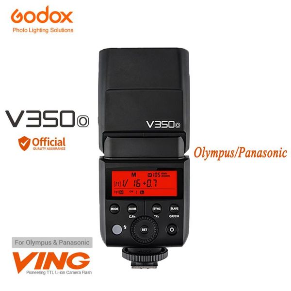 

godox v350ol hss 1/8000s gn36 speedlite flash for pen-f e-p3 e-p5 e-pl5 e-pl6 e-pl7 e-pl8 e-m1 e-m10ii flashes