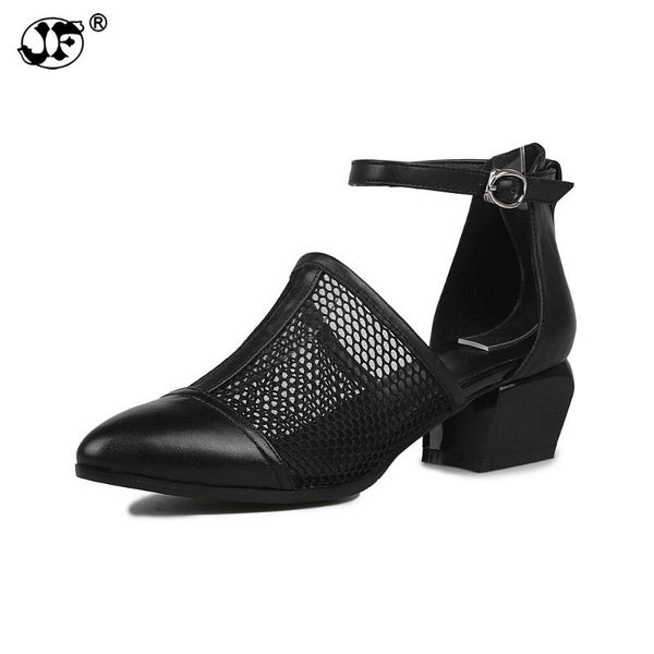 

brand size34-40 genuine leather black women shoes woman sandals nature cow party