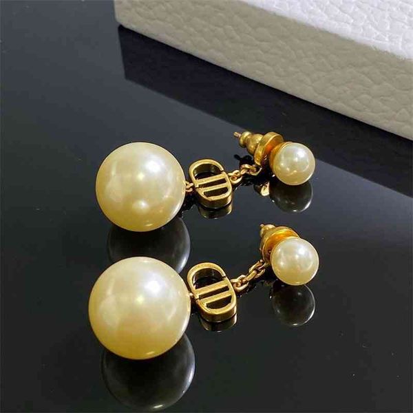 

special offer 75% off outlet online pearl 2021 new simple wind female brass 925 silver needle anti allergy earrings