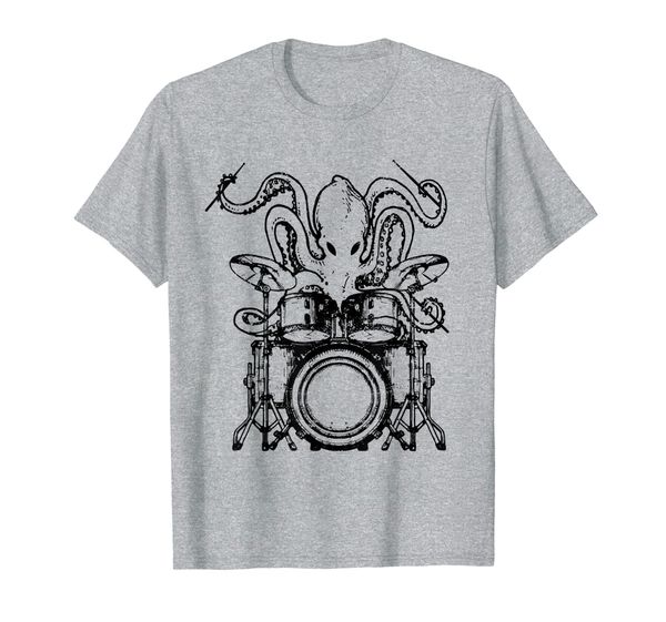 

Drummer Octopus T-Shirt - Funny Drumming Drums Metal Shirt, Mainly pictures