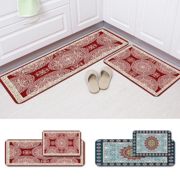 

zeegle home decor kitcken carpet set pattern peinting living room carpets soft outdoor anti-slip floor mats for bedroom
