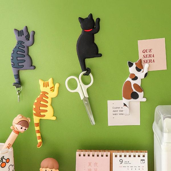 

fridge magnets cartoon refrigerator stick hook magnet kitten strong magnetic