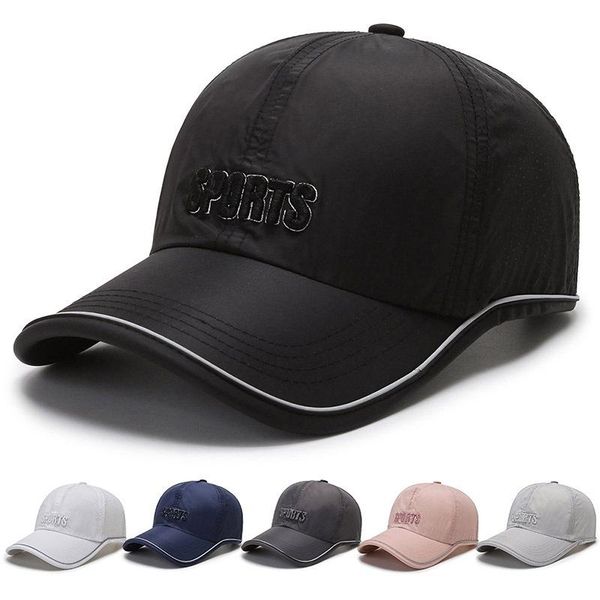 

wide brim hats 2021 cap solid color baseball snapback caps casquette fitted casual gorras hip hop dad for men women unisex, Blue;gray