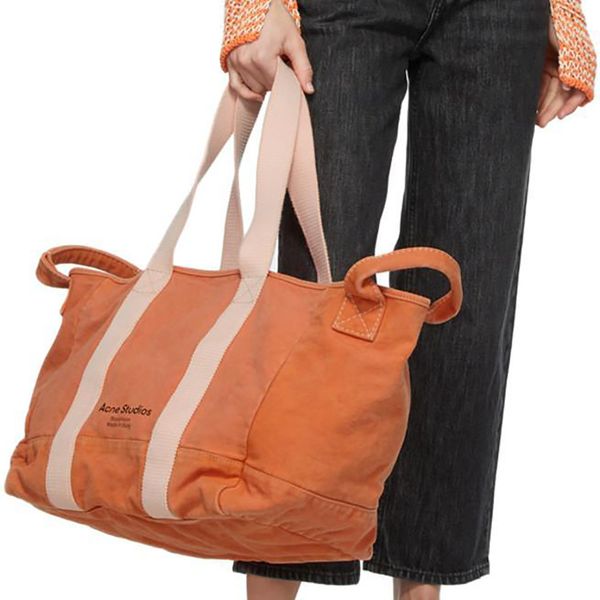 

luxury designers acne canvas shopping handbag tote bag decorations christmas