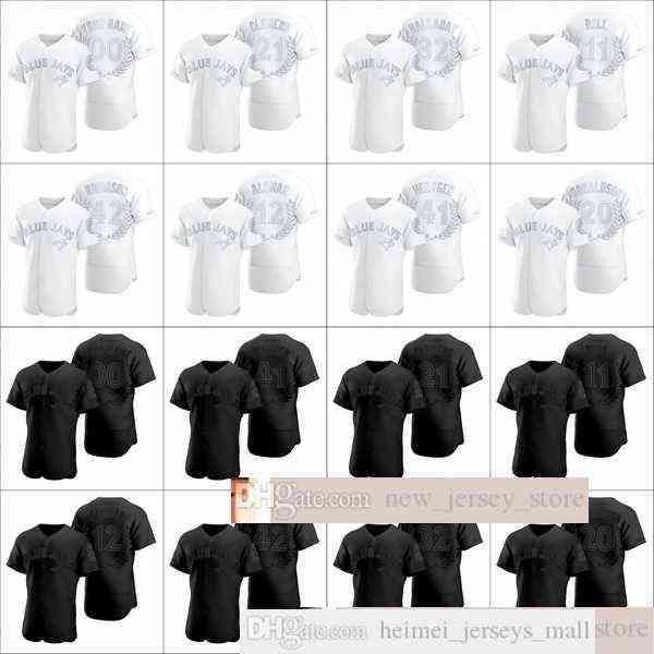 

2022 news baseball jerseys men #42 jackie robinson 21 roger clemens 12 roberto alomar hentgen custom women youth awards collection al cy, Black