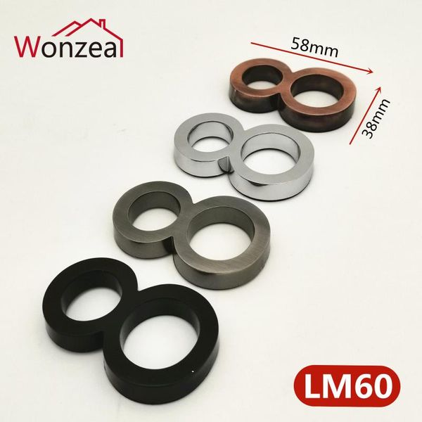 

other door hardware 58mm 0123456789 modern plaque number house letter el address digits sticker plate sign abs plastic