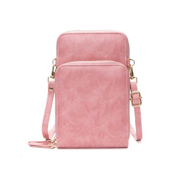 

evening bags small pure fresh mobile phone bag multi-card long purse versatile women shoulder cross-body pu cute mini dsma009