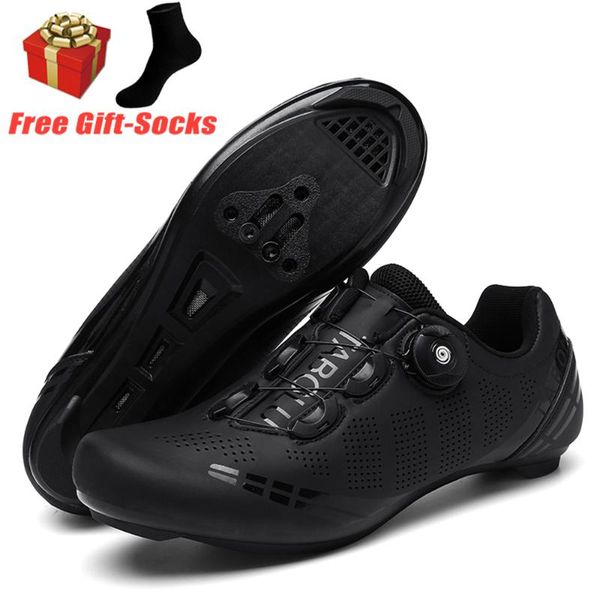 

trail speed shoes men mtb outdoor sports bicycle self-locking road bike professional racing female cycling footwear, Black