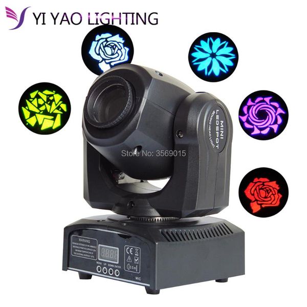 

effects 30w mini led moving head light with gobo color stage effecting for dj