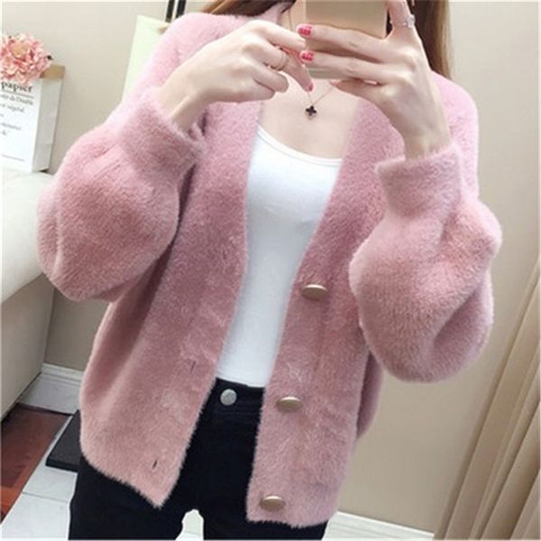 

women's knits & tees south korean women's sweater, loose, comfortable, simple, warm, elegant, knitted, large, low v, zy5974 9x1t, White