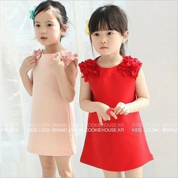 

new girl dresses summer childrens princess dresses girl summer dresses childrens, Red;yellow