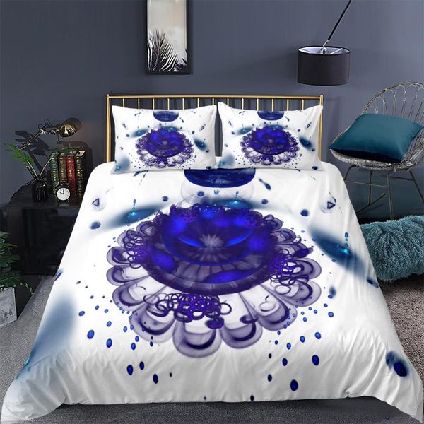 

bedding sets 3d digital printing watercolor flowers set luxury duvet cover  king size adults bedclothes decor home textile