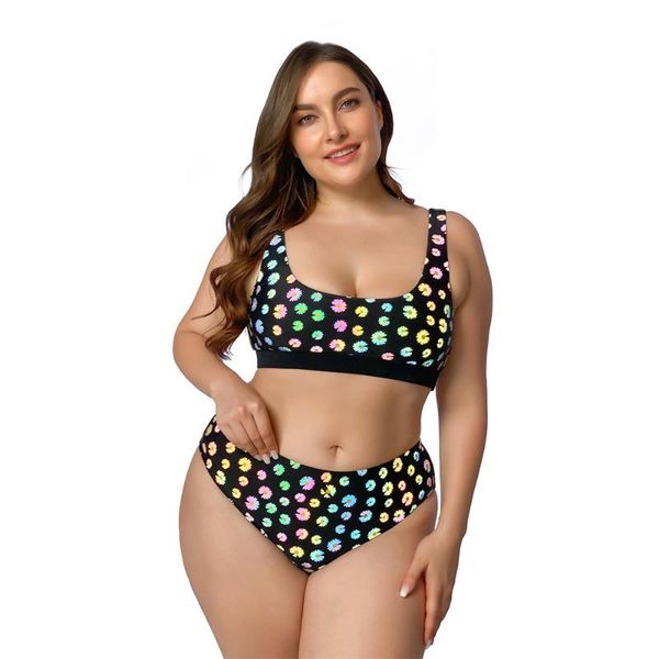 

one-piece suits 2021 swimsuit women's swimwear woman small reflective bikini cross-border bathing 2 pieces