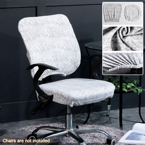 

universal computer office swivel chair cover stretchable removable polyester washable modern home elastic armchair separate covers