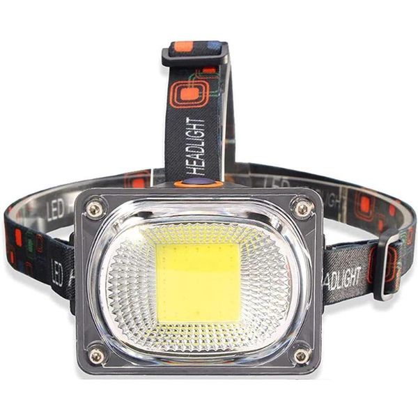 

mini cob led headlamp 3 modes waterproof head for outdoor camping torch lanterna night fishing p5b5 bike lights