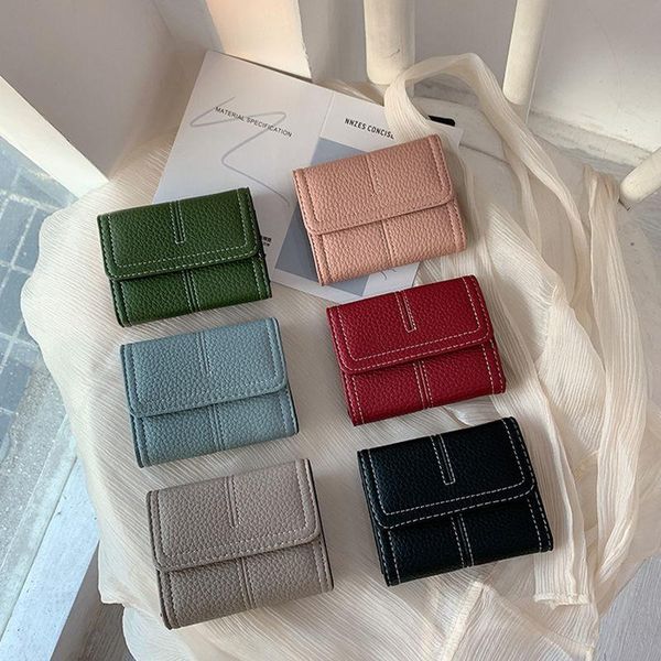 

card holders wallet bag fashion purse carteira masculina, Brown;gray