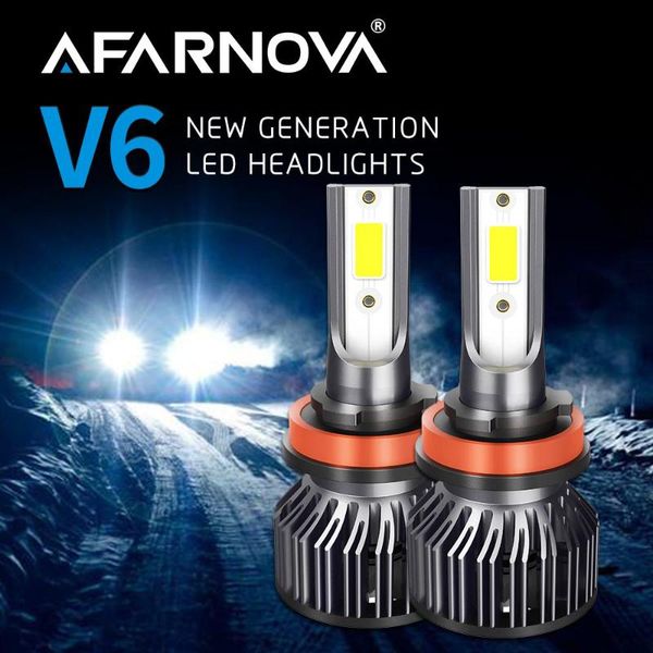 

car headlights led h7 feu de croisement phares pour voiture moto automobile ventile h11 ampoules auto rechange lampes 6000k 12v