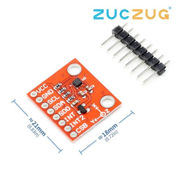 

integrated circuits youe shone bma280 3-axis accelerator gravity sensor module development board