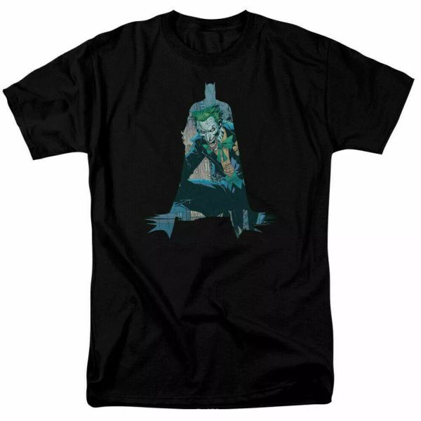 

Batman Scene Inside T Shirt Licensed Comic Book Tee Black, White;black