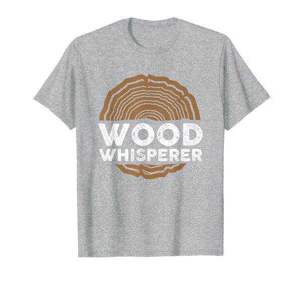 

wood whisperer - funny woodworkers carpentry gift t-shirt, White;black