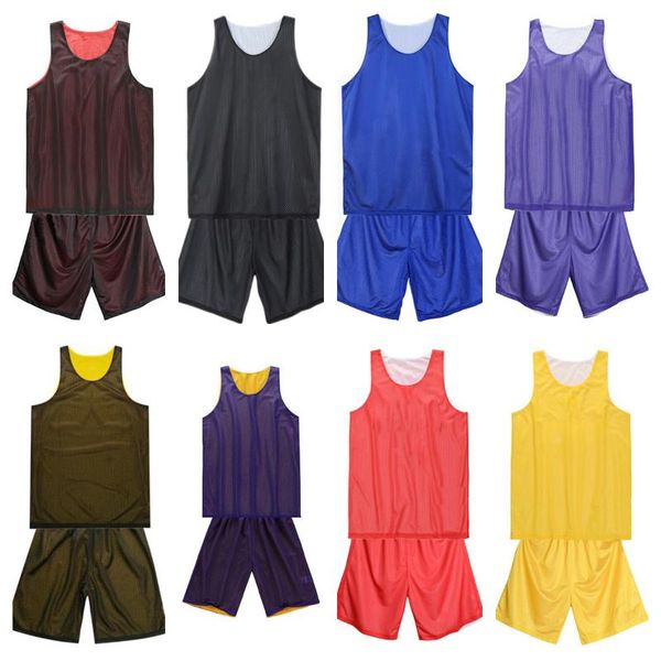 

men's tracksuits ie mesh basketball jersey and shorts, for - s-2xl, Gray