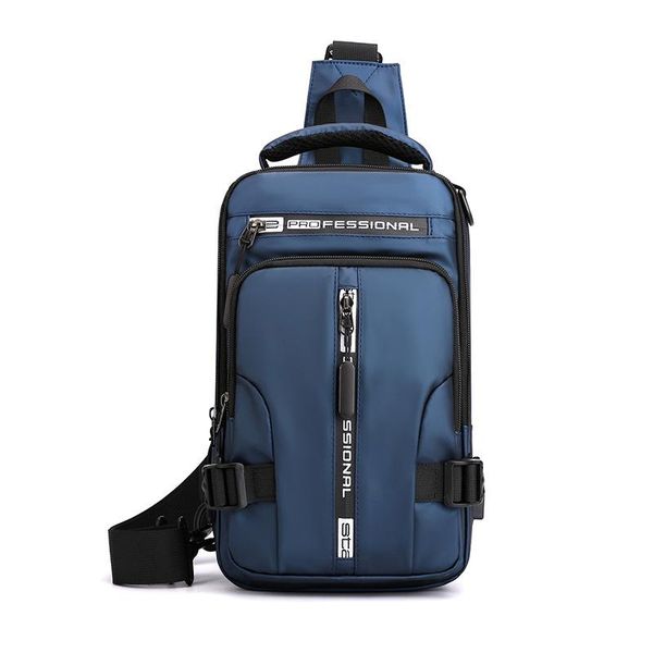 

backpack men's multifunctional chest bag fashion leisure single shoulder messenger waterproof space cloth small