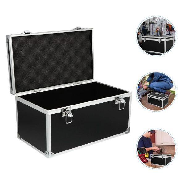 

tool organizers portable carrying case aluminum box shockproof instrument container