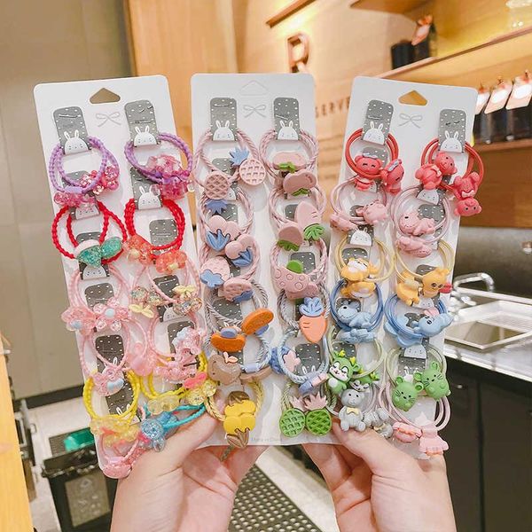 

hair accessories baby's little rubber band doesn't hurt 1, Slivery;white