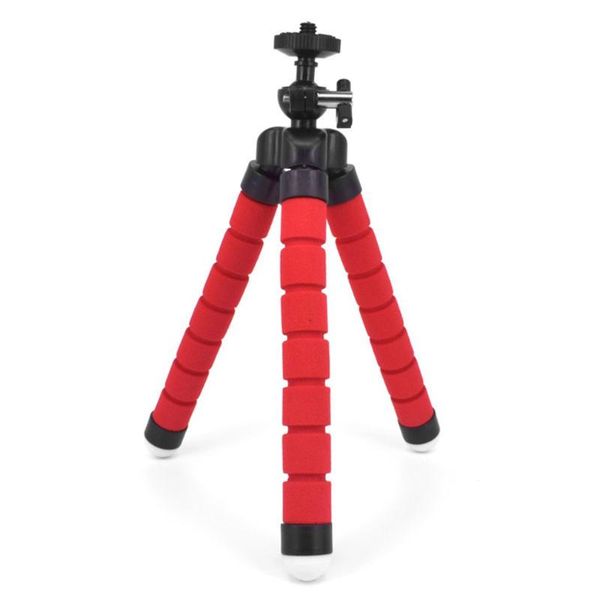 

flexible sponge ocs mini tripod with wireless remote shutter for camera phone holder clip stand tripods