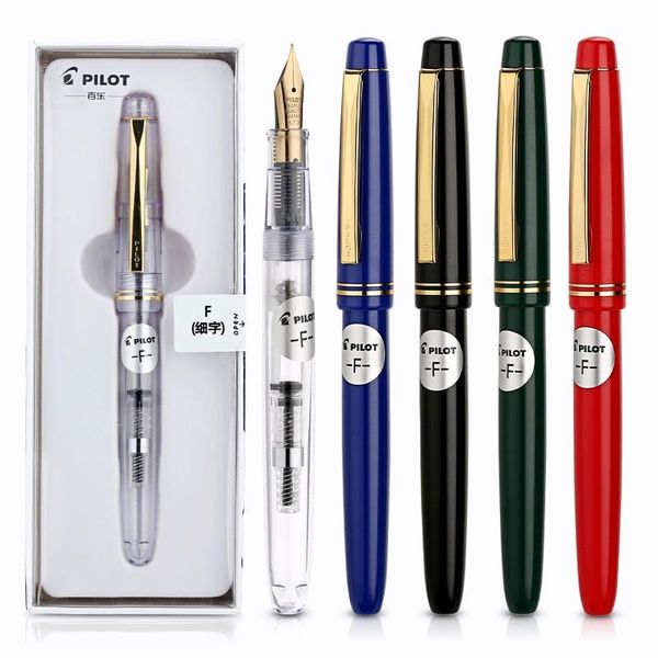 

fountain pens pilot 78g 78g+ 22k golden transparent color original iridium pen students practice calligraphy ef f m nib