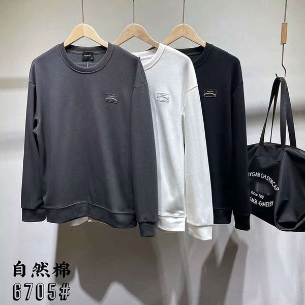 

special autumn trend embroidered letter pullover long sleeve casual sweater bottomed shirt top, Black