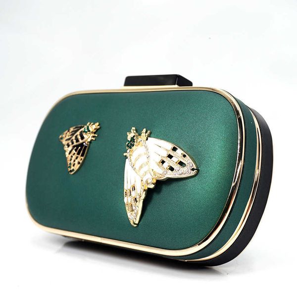 

insect inlaid diamond hand bag, one shoulder cross over dinner, soft clothes in the cap room and fashionable women's bag