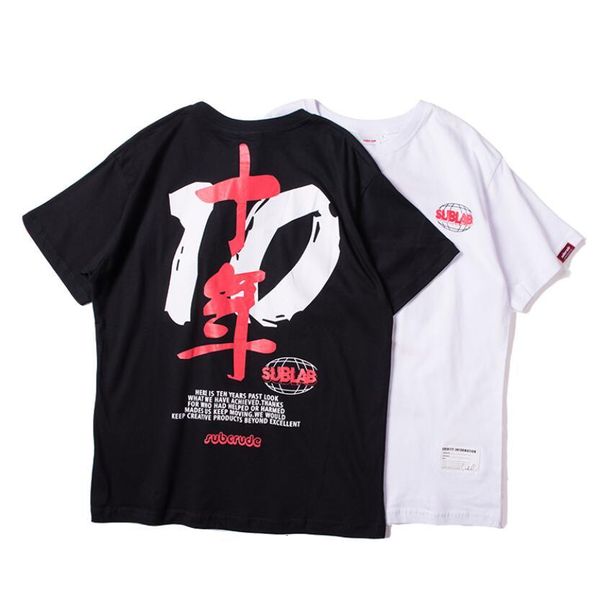 

men's t-shirts fashion mens summer -shirt classic short sleeves designer shirt round neck letter print shirts bju8, White;black